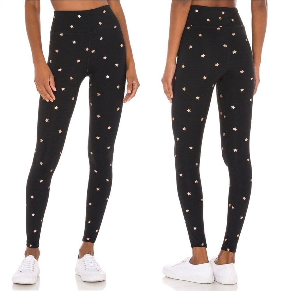 Spiritual Gangster High Waist Foil Star Leggings